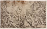KG 00275
          <br/>
          Bacchanaal met dronken sater
          <br/>
          <em>Podestà, Andrea (?-voor 1674)</em>